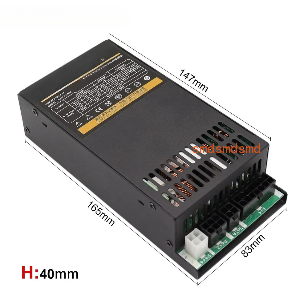 600W Modular Power Supply Smal - огляд і ціна Atx Power Supply 1U Flex 500W