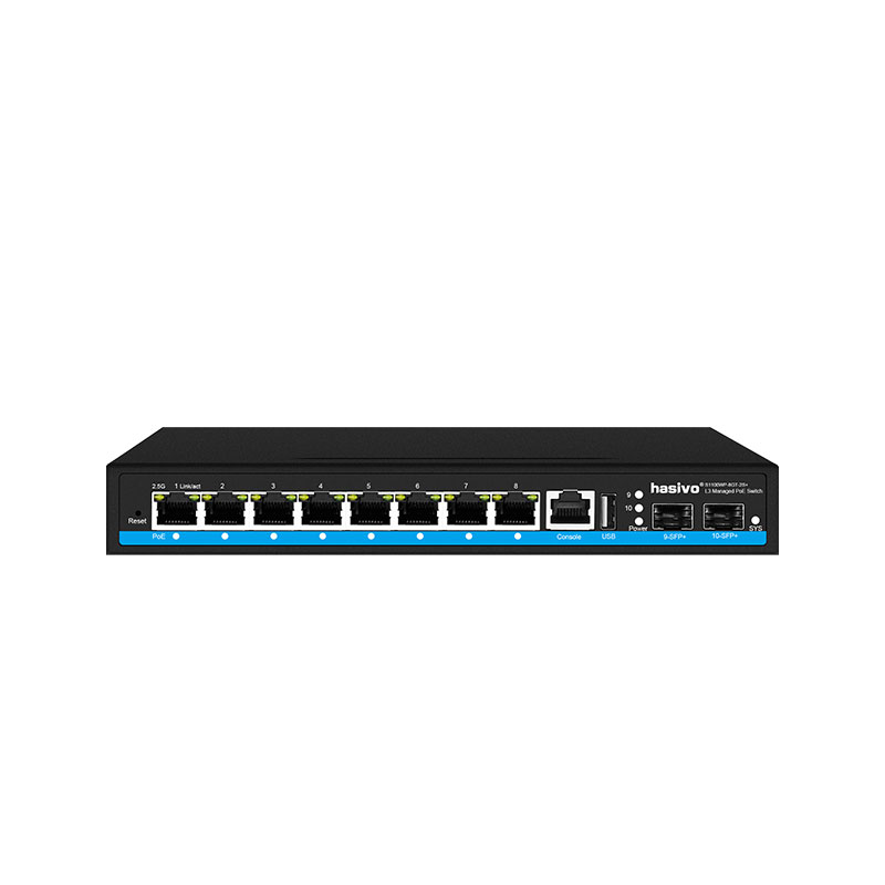 8 Port L3 Managed 2.5Gps PoE O - огляд і ціна Sfp+ 10G Managed Switch 8 Port