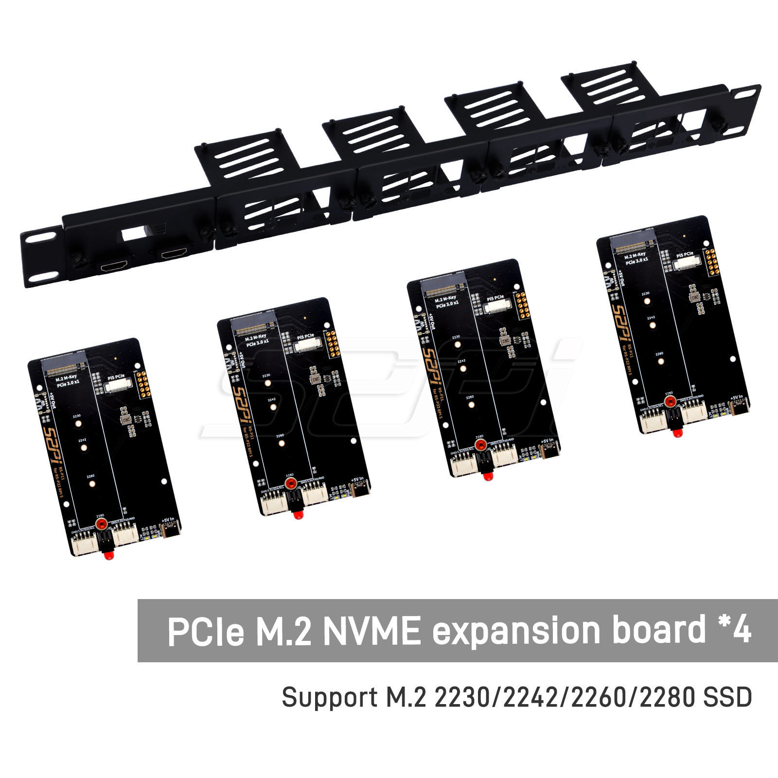 52Pi 1U Rackmount Steel Bracke - огляд і ціна Deskpi Super6C