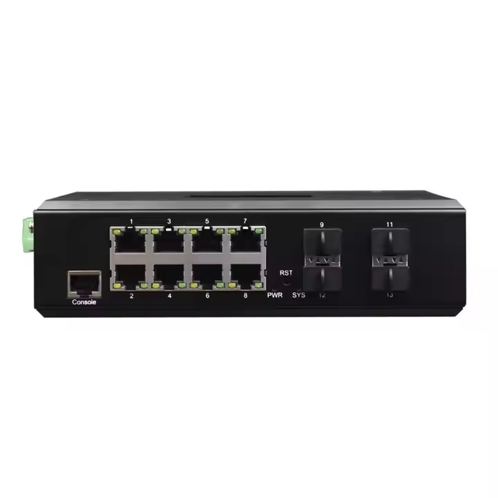 Industrial  L3 Managed 8-port  - огляд і ціна Sfp+ 10G Managed Switch 8 Port