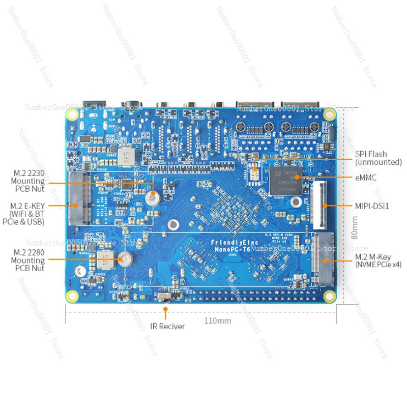 NanoPC T6 Development Board RK - огляд і ціна Nanopc T6 16Gb