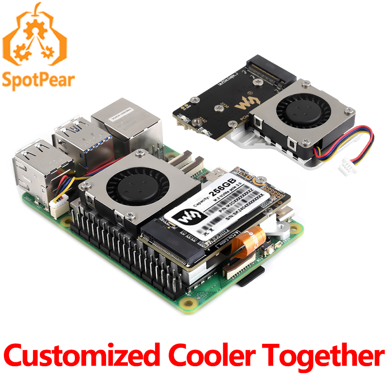 Raspberry Pi 5 PCIe to M.2 Min - огляд і ціна Deskpi Super6C